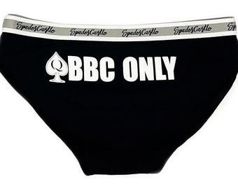BBC Only Bikini Panty with Queen of Spades Symbol
