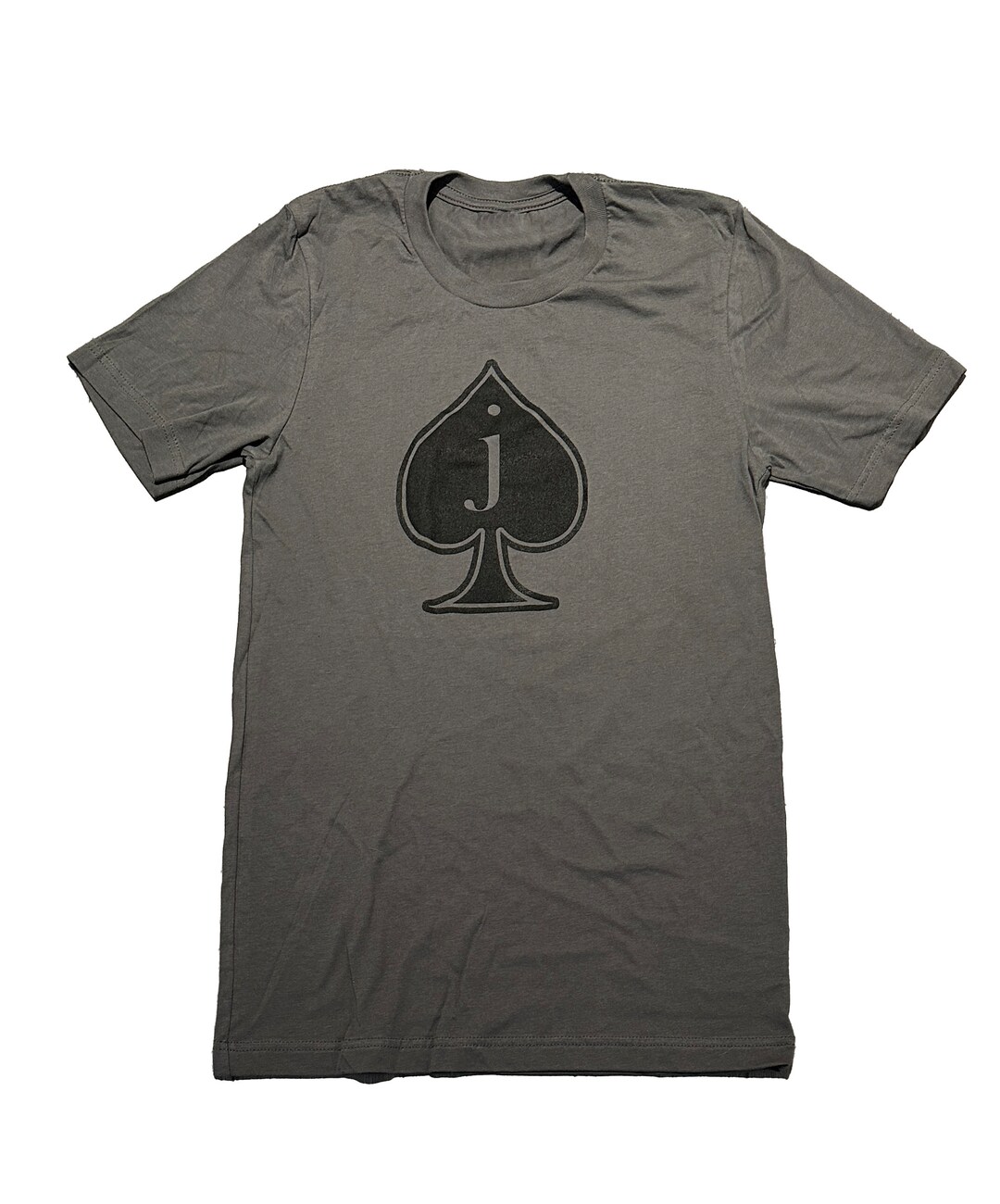 Jack of Spades Shirt for Jos With a Spade and a Lower Case J to Support