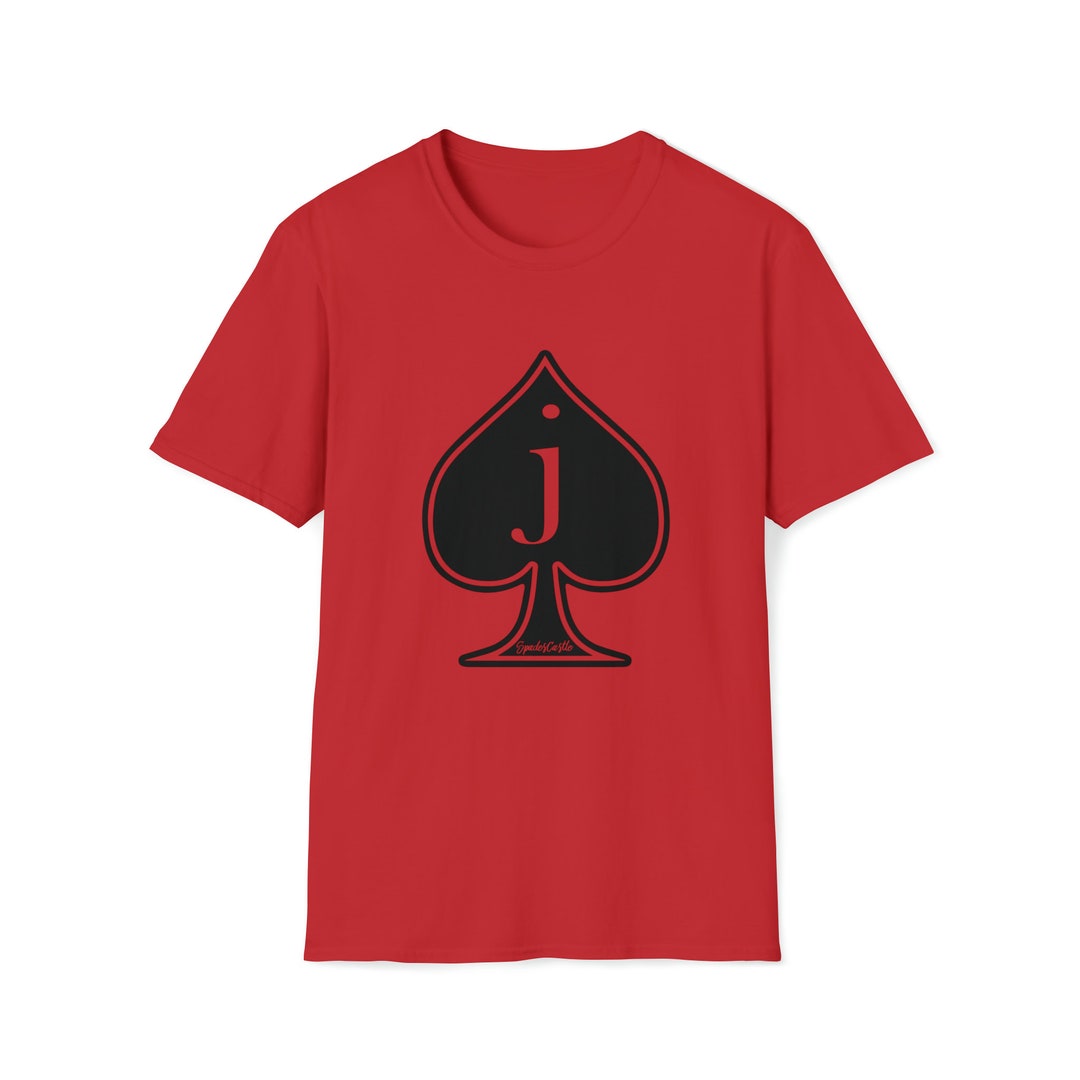Jack of Spades Tshirt With Spadescastle Jos Symbol to Show Etsy