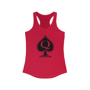 Queen of Spades for QoS Shirt Racerback Tank Hotwife Swinger Lifestyle Gift Color Options