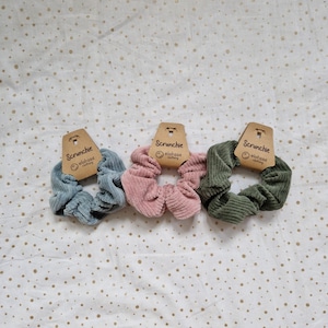 Scrunchie Bundle 3x corduroy, corduroy jersey or muslin