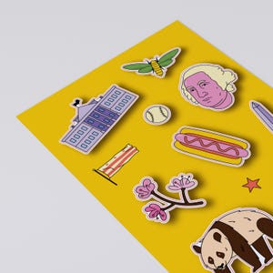 Washington DC Stickers, Monumental Sticker Pack (9 Stickers), Cherry Blossom Sticker, Waterproof Vinyl Stickers, Unique Washington DC Gift