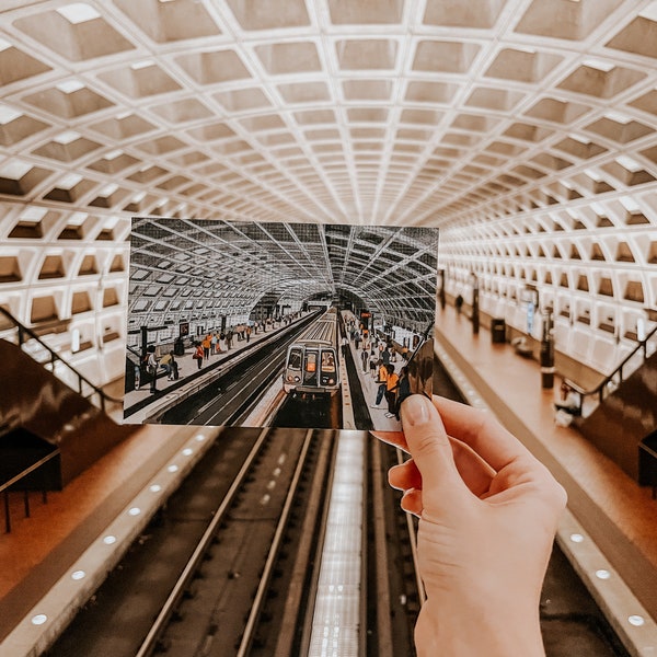 Washington DC Postcard / DC Metro