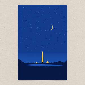 Carte postale Washington DC / DC par Starlight