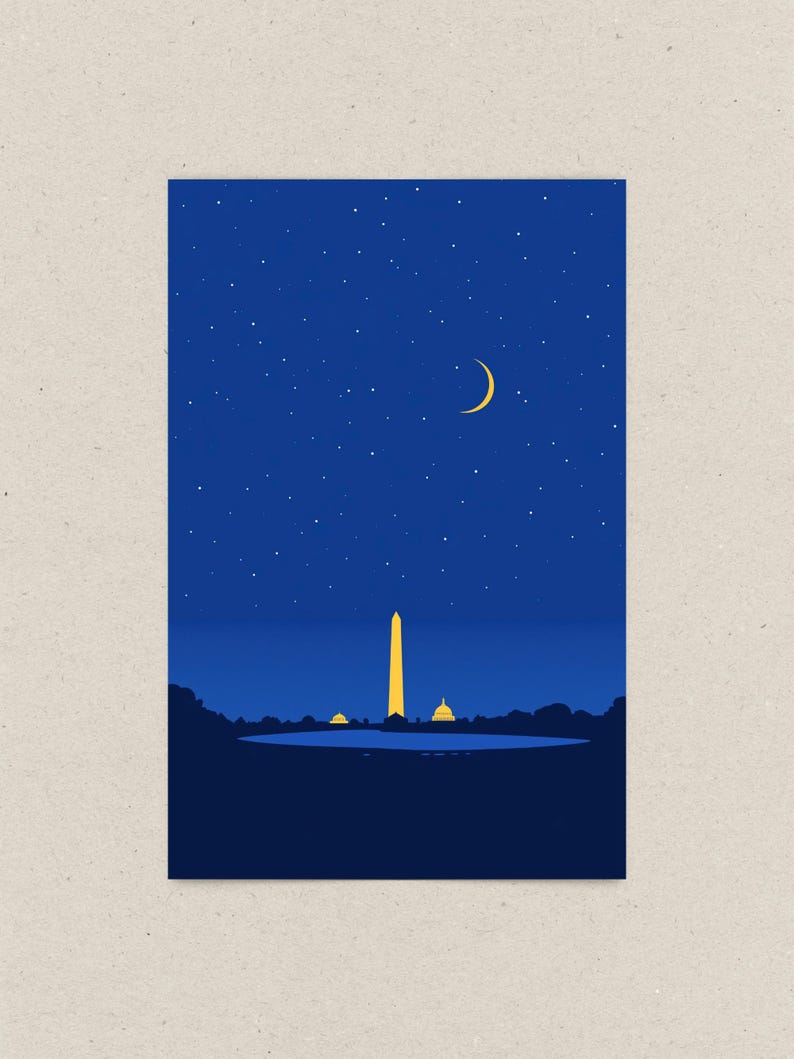 Cartão postal de Washington DC / DC por Starlight imagem 1