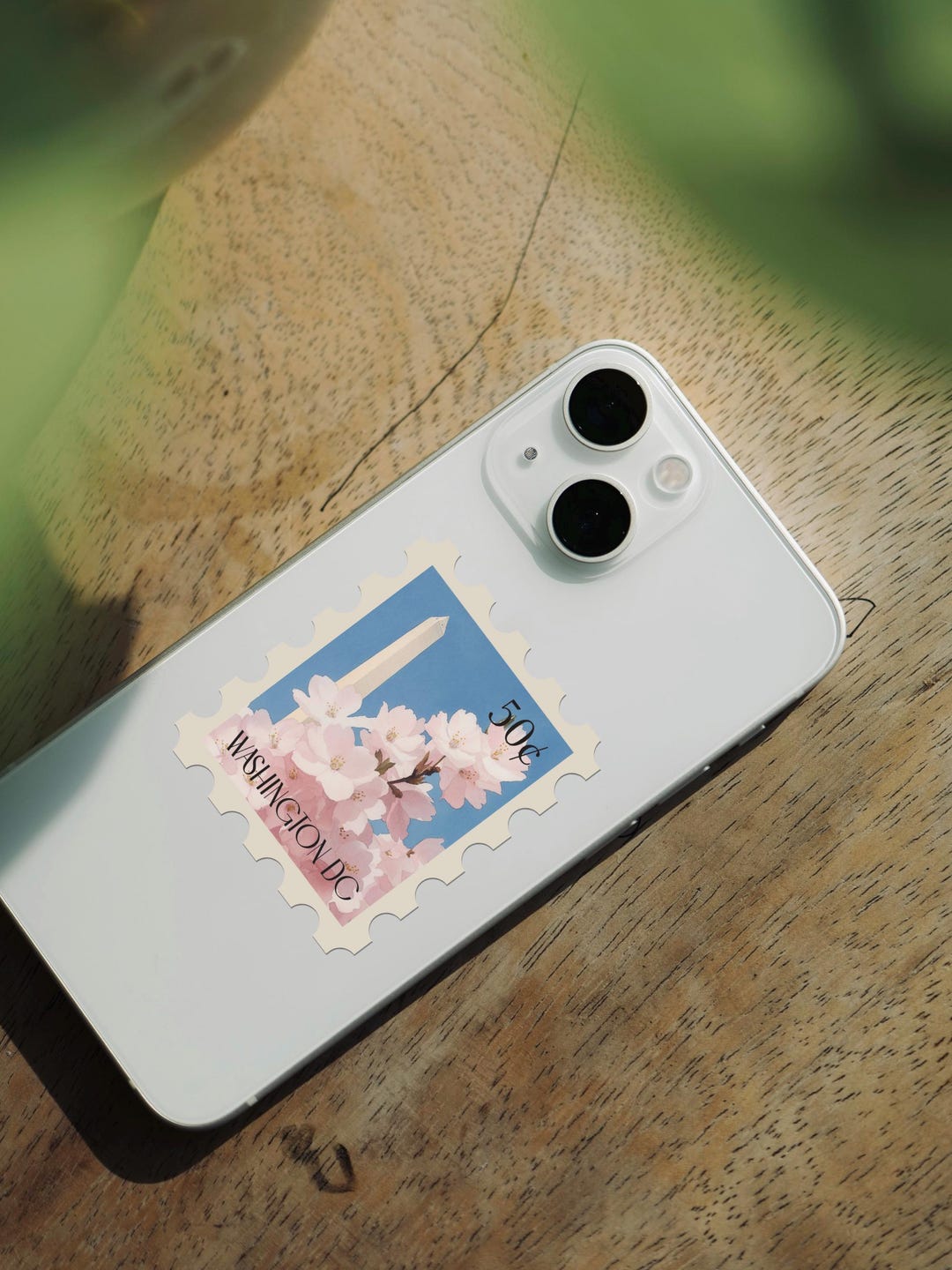 Flower Sticker Dc Washington DC Cherry Blossom Sticker: Washington Monument, Waterproof ...