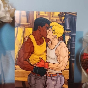 Streets of Love - Axel & Adam A4 Art Print