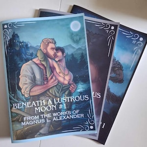 Beneath a Lustrous Moon Issue #1 Paperback (Gay Supernatural Romance Comic)