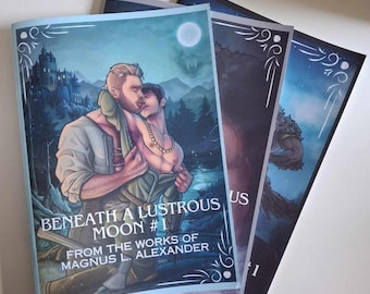 Beneath a Lustrous Moon Issue #1 Paperback (Gay Supernatural Romance Comic)