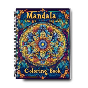 Mandala Coloring Book | Pattern Coloring Book | Mindfulness Coloring | Art Therapy Coloring | Anxiety Relief Coloring Book | Mandala Pattern