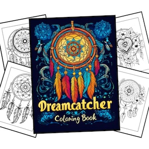 150 Traumfänger Malvorlagen | Ausdruckbares Malbuch für Kinder & Erwachsene | Digital Download für Entspannung Achtsamkeit | Farbtherapie