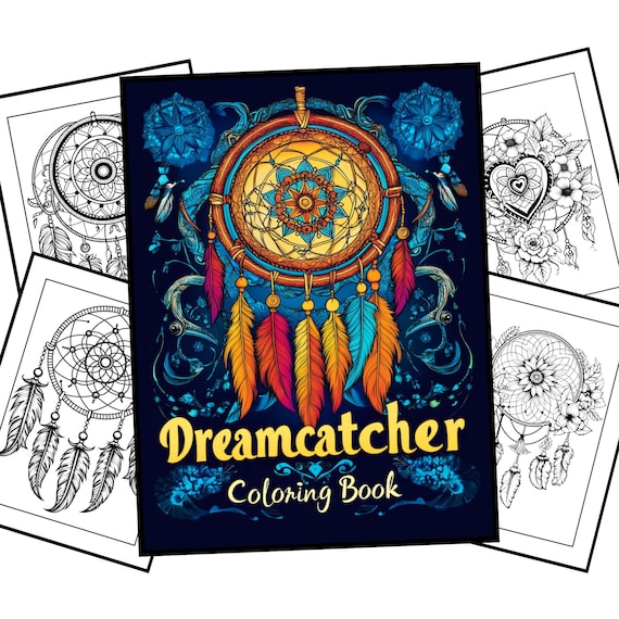 Soulful Serenity: Printable Dream catcher Coloring Book - 150 Mindfulness Coloring Pages