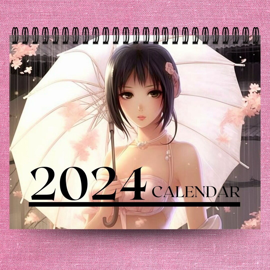 2024 Anime Girl Calendar 12 Month Calendar Spiral Bound Wall Calendar Anime  Calendar Monthly Calendar Hanging Calendar - Etsy