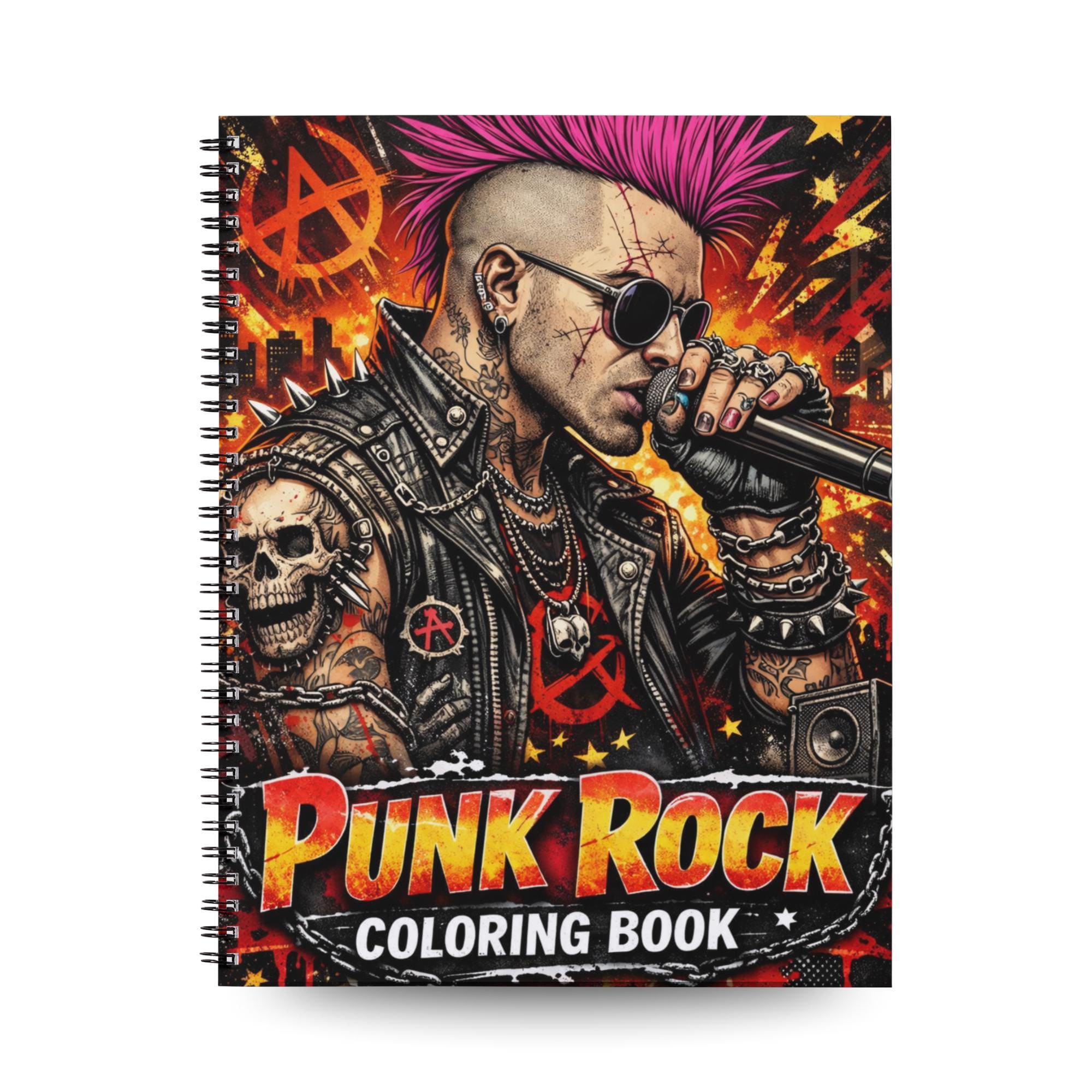 オフスプリング★グッドシャーロット★ハイスタ等40枚セット★PUNK　ROCK Punk Rock Coloring Book | 50 Bold Coloring Pages for Teens