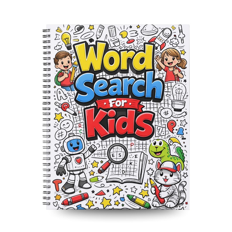 Word Search Book for Kids: Ages 4-8, Fun Activity Book image 1