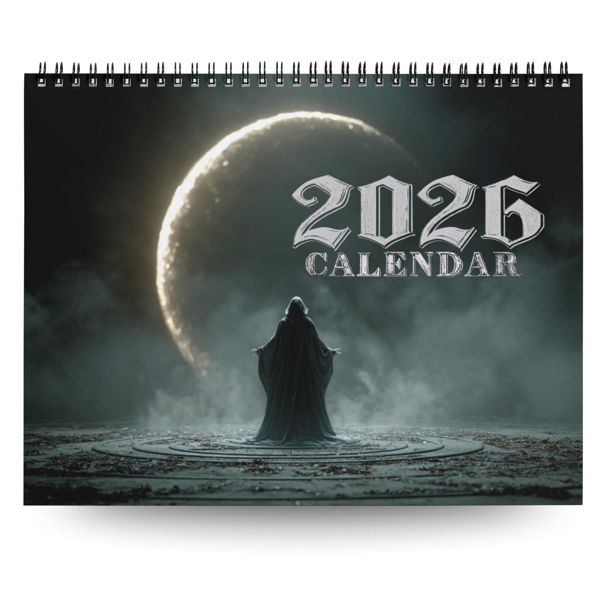 Discover 2026 Vertical Wall Calendar with Moon Phases & Monthly Rituals