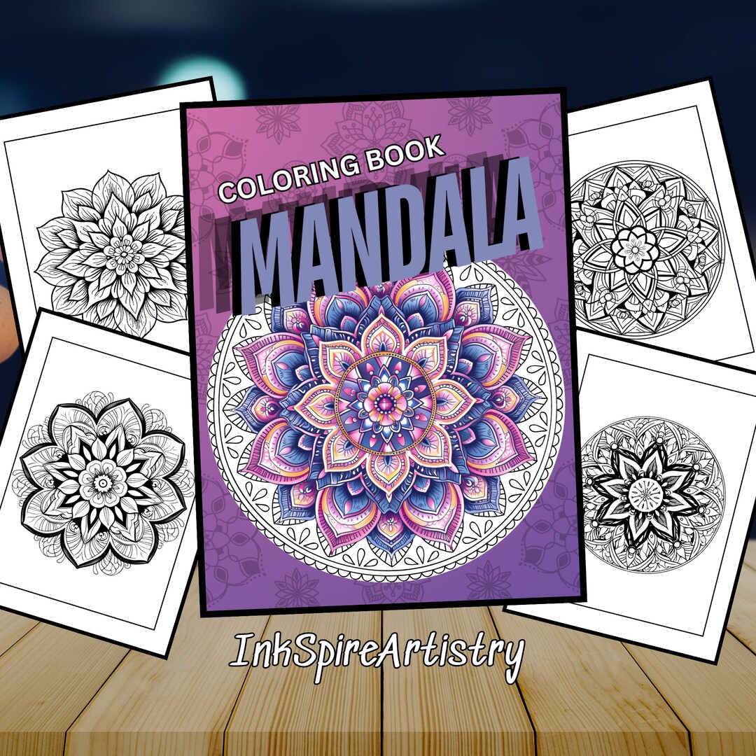 Mandala Coloring Pages Printable Coloring Relaxing Coloring Mindfulness ...