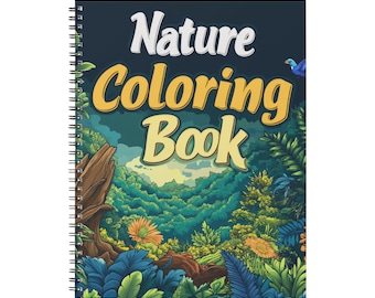 Nature Scenery Coloring Book: Relaxing Landscapes