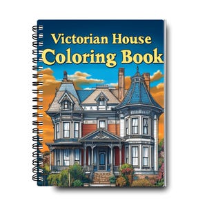 Victorian Houses Coloring Book: 45 Intricate Home Illustrations