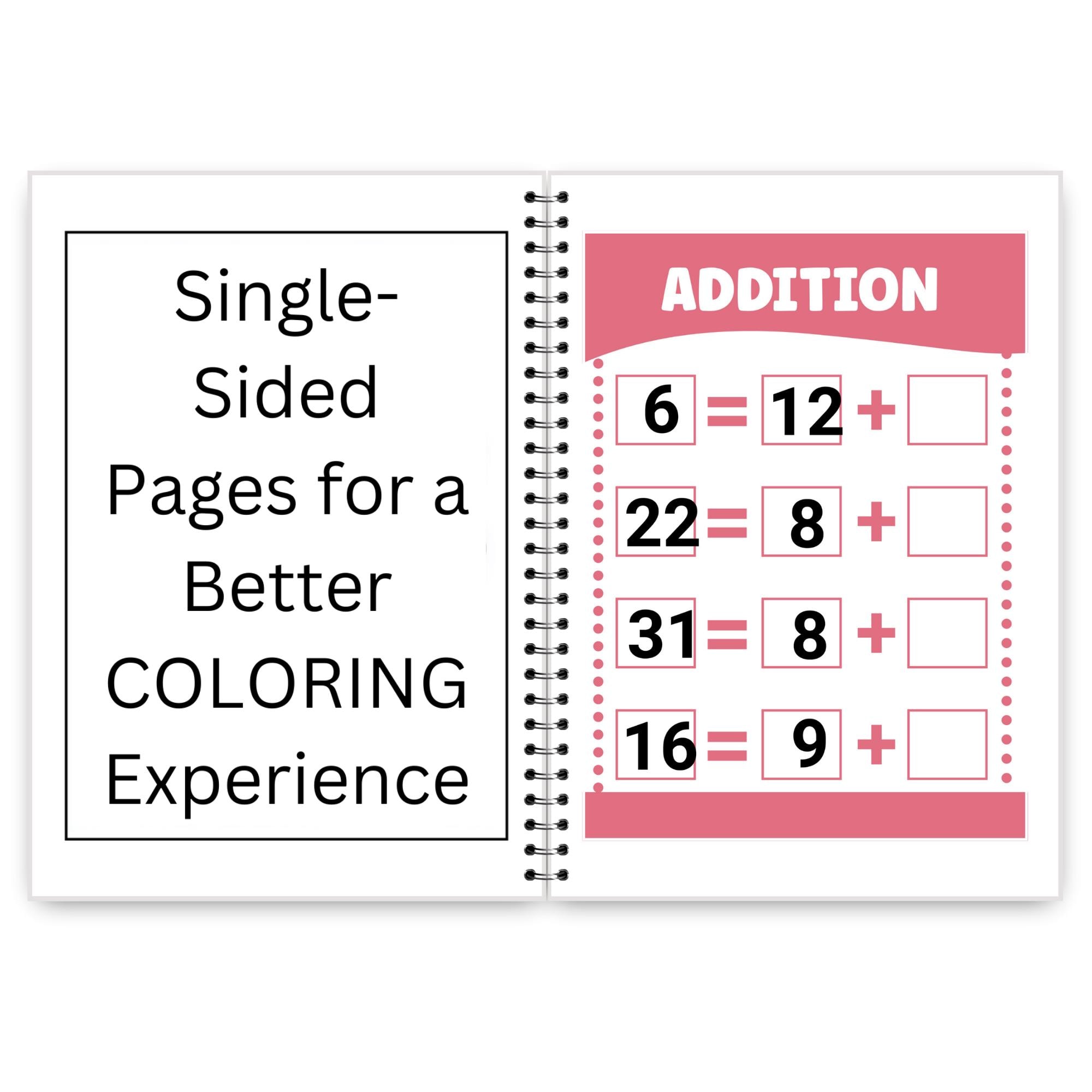 Math Activity Book - Homeschool Number Tracing Math Worksheets - Etsy