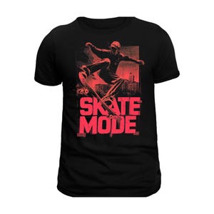 スケートモードTシャツ | ヴィンテージスタイルのスケーターTシャツ、ストリートウェアグラフィックシャツ、彼または彼女へのクールなスケートボードギフト