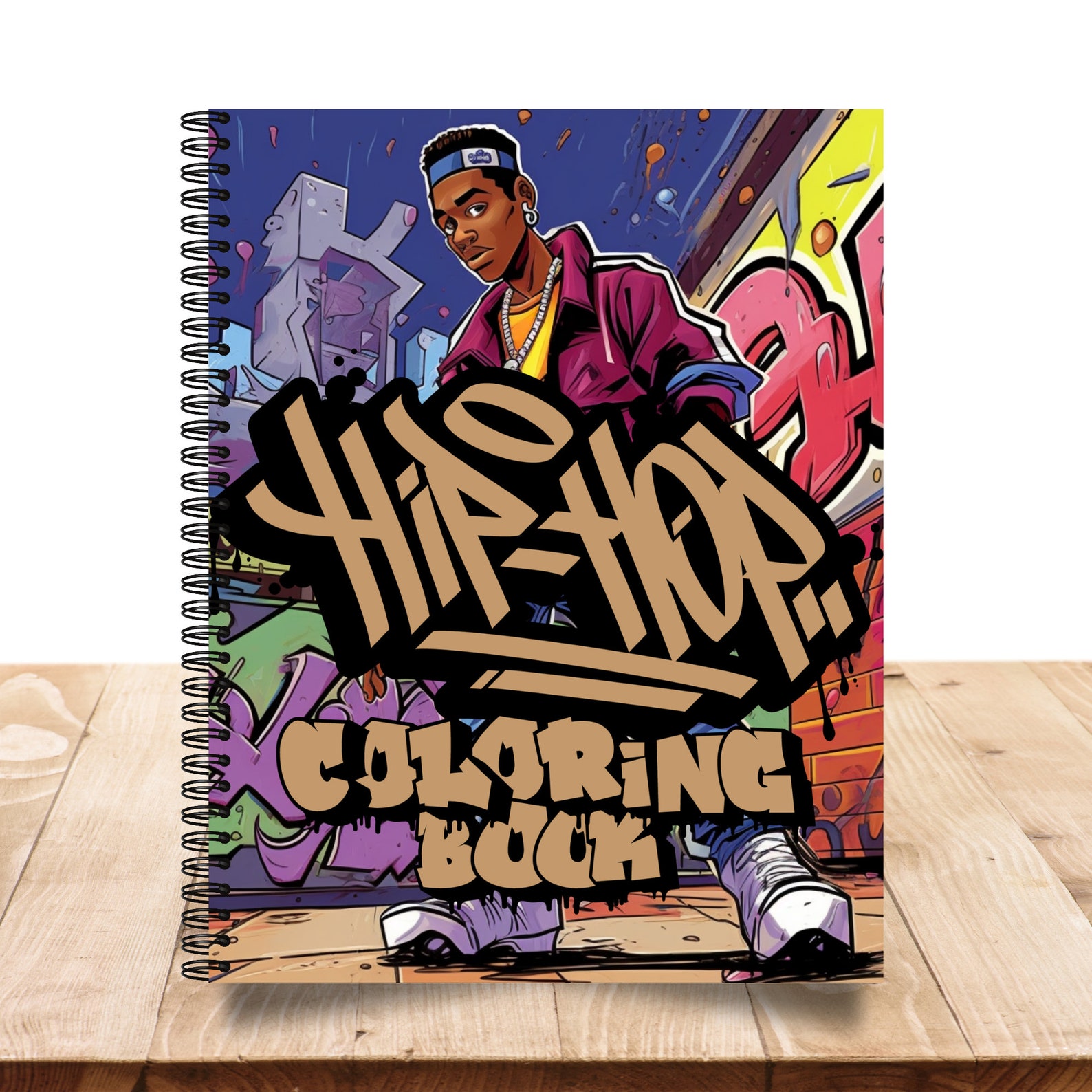 Hiphop Graffiti Coloring Book Graffiti Coloring Pages Urban Art ...