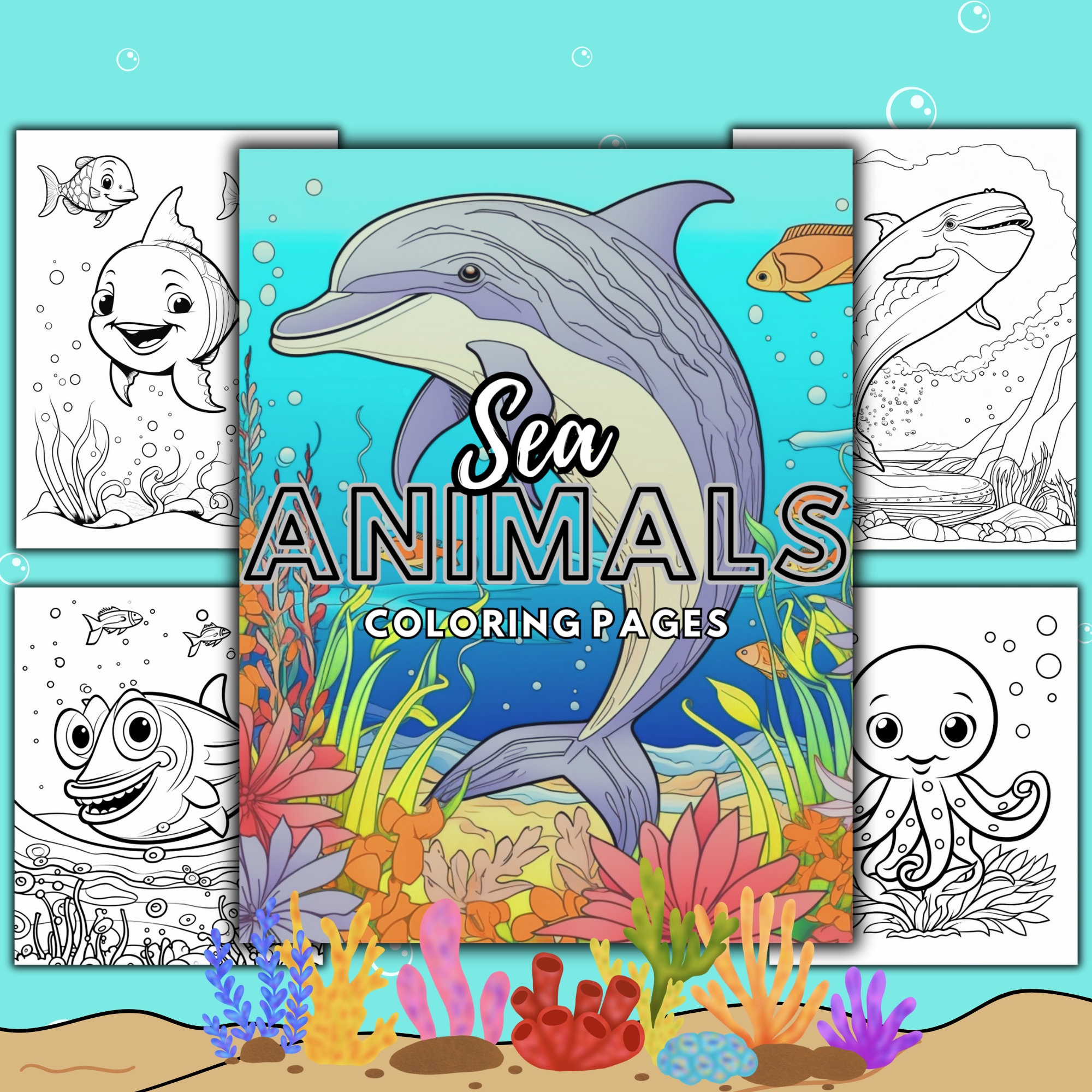 Animals Coloring Book (PLR) – The BossUp PLR Shop