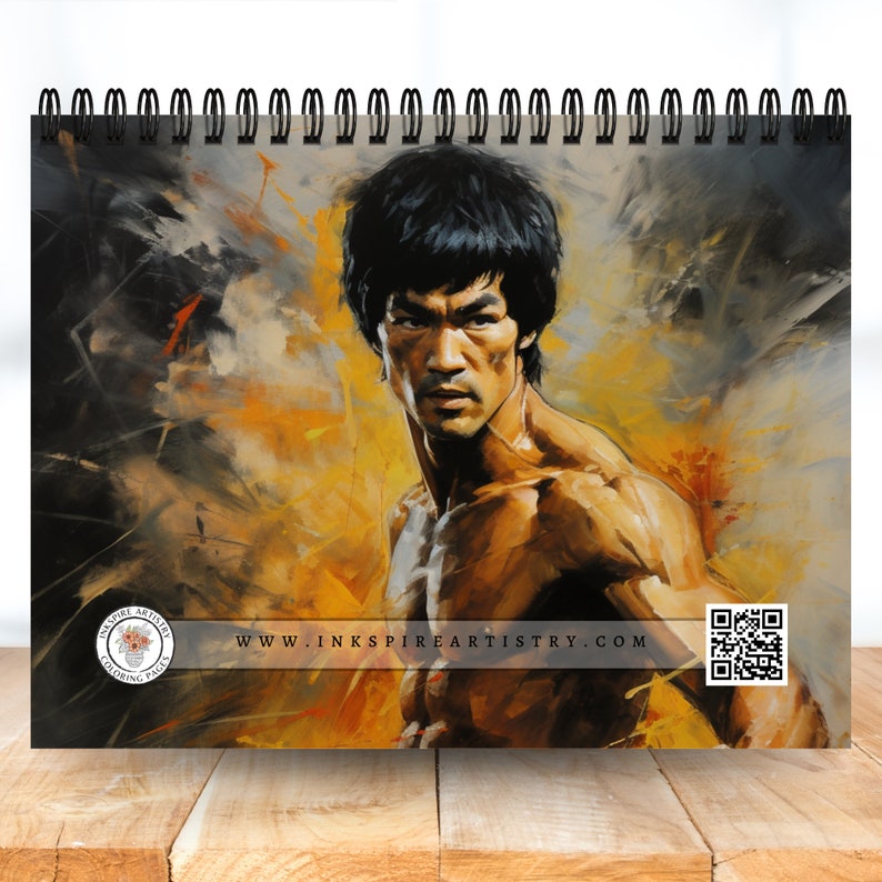 2024 Bruce Lee Calendar 12 Month Calendar Spiral Calendar Etsy Australia