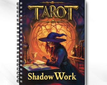 Tarot Shadow Work Journal: Witchcraft Grimoire Notebook