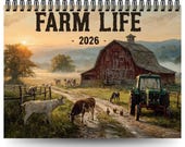 2026 Wall Calendar: Farm Life Inspired Monthly Calendar