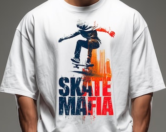 Skate Mafia Graphic Tee: Unique Skater Shirt - Streetwear Clothing