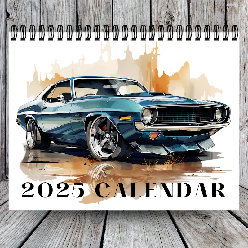 2025 Car Calendars Etsy