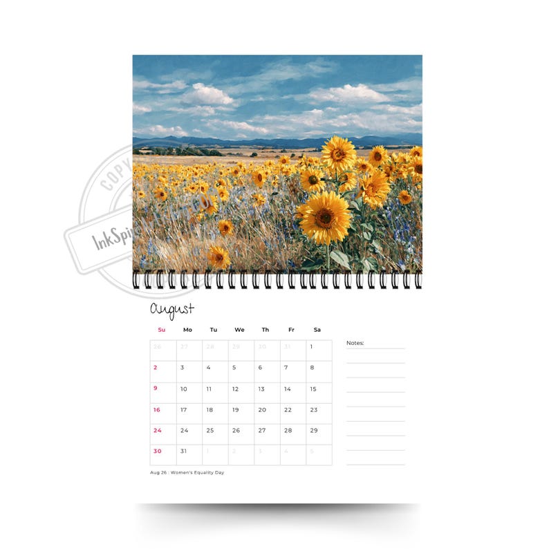 2026 Wall Calendar | A Watercolor Seasons Art Calendar for Home, Office ...