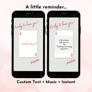 Lucky to Have You Scratch Card, Sweet Love Appreciation, Digital Romantic Message, Interactive Virtual Scratch Off