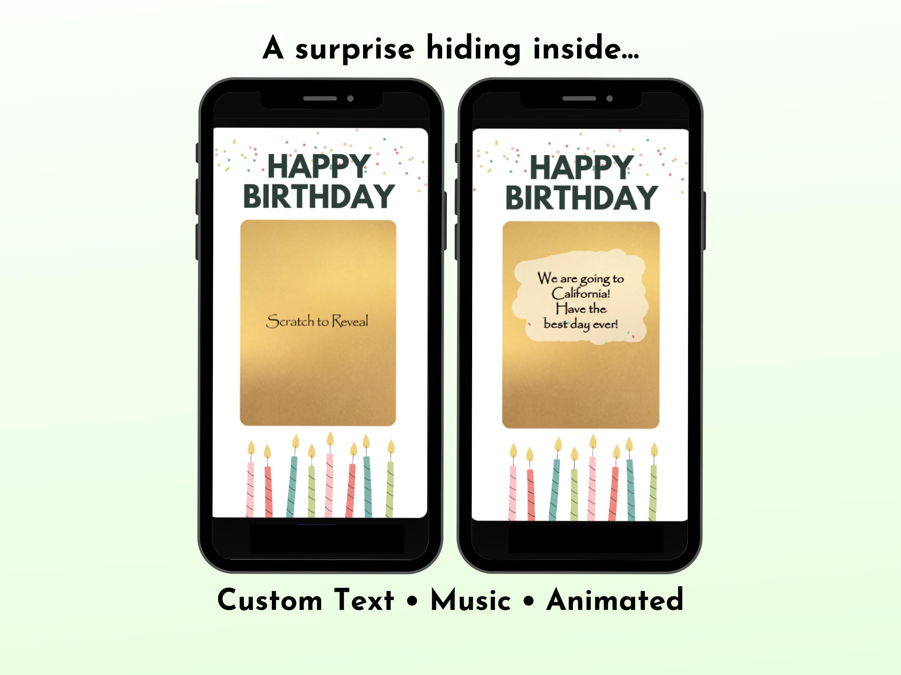 SUpoetry 6 set Biglietto D'oro Gratta e Vinci con Busta, Adesivo e Graffio, Buoni Regalo da Riempire con Adesivi da Grattare, Golden Ticket Scratch Card - Regalo Speciale Personalizzato