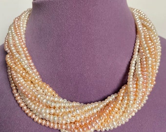 Freshwater Multi-Strand Cultured Pearl Necklace