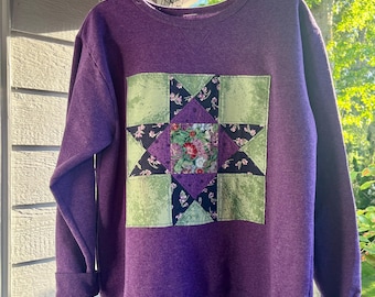 Garden Party Quilt Block Sweater