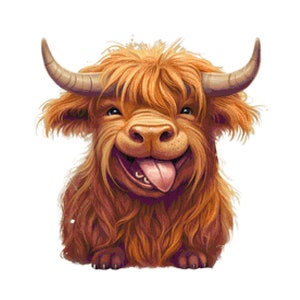 Cross Stitch Highland Cow #29 PDF Counted cross stitch pattern Holiday needlework funny DIY Gift for him Instant digital download