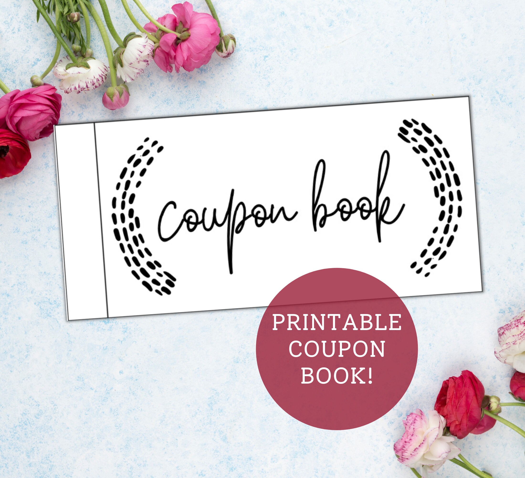 Simple Coupon Book - Etsy