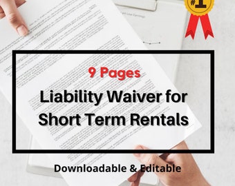 Kompleksowe zrzeczenie się odpowiedzialności za krótkoterminowy wynajem Airbnb, VRBO Booking.com