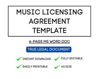 Kompleksowy wzór umowy licencyjnej na muzykę