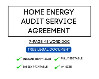 Wzór umowy o kompleksowym audycie energetycznym domu