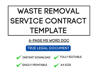 Waste Removal Service Contract