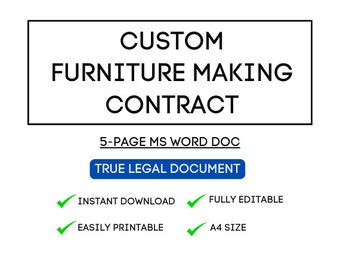 Wzór umowy o wykonanie mebli na zamówienie