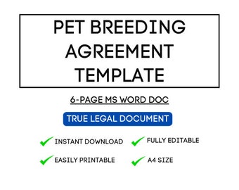 Acuerdo integral de cría de mascotas