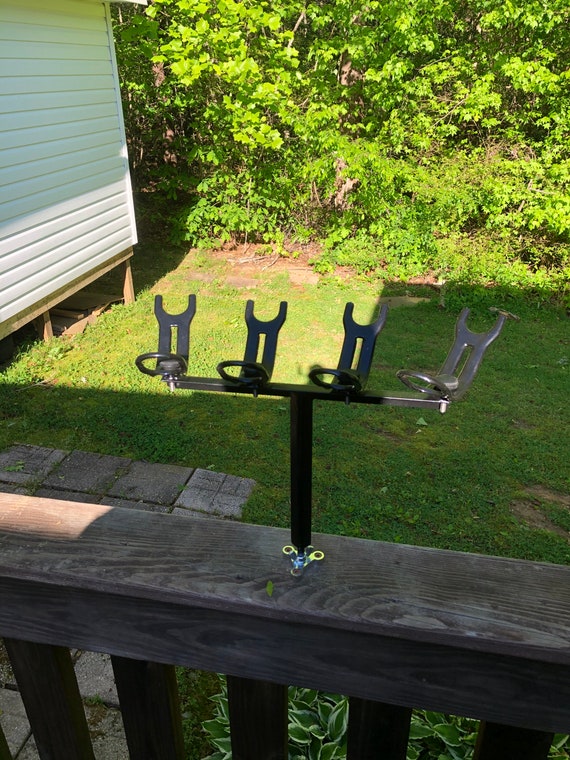 4 Rod Holder Drifting Crappie Fishing Spider Rig T-bar. Free