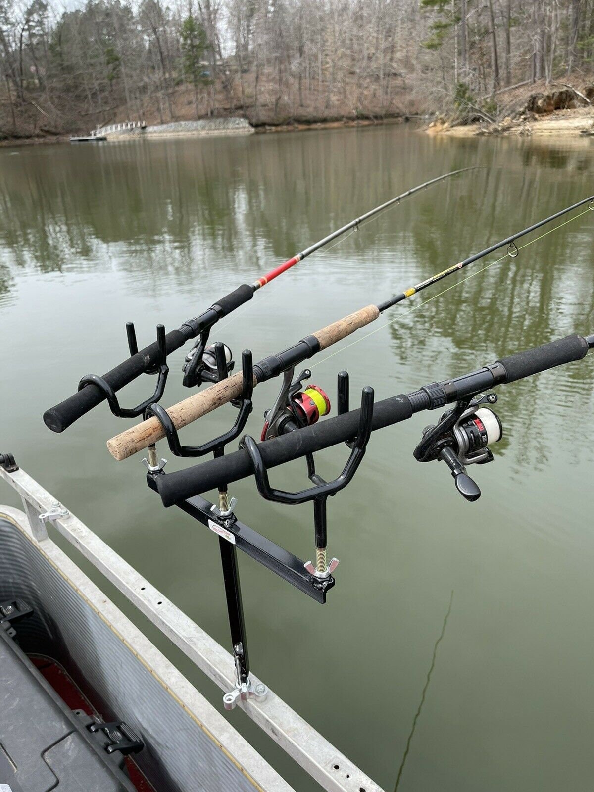 Crappie Spider Rig Fishing Rod Holder Drifting Setup. Free