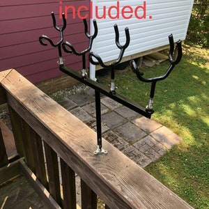 4 Fishing Rod Holder Crappie Drifting Spider Rig T-bar And Base Only.