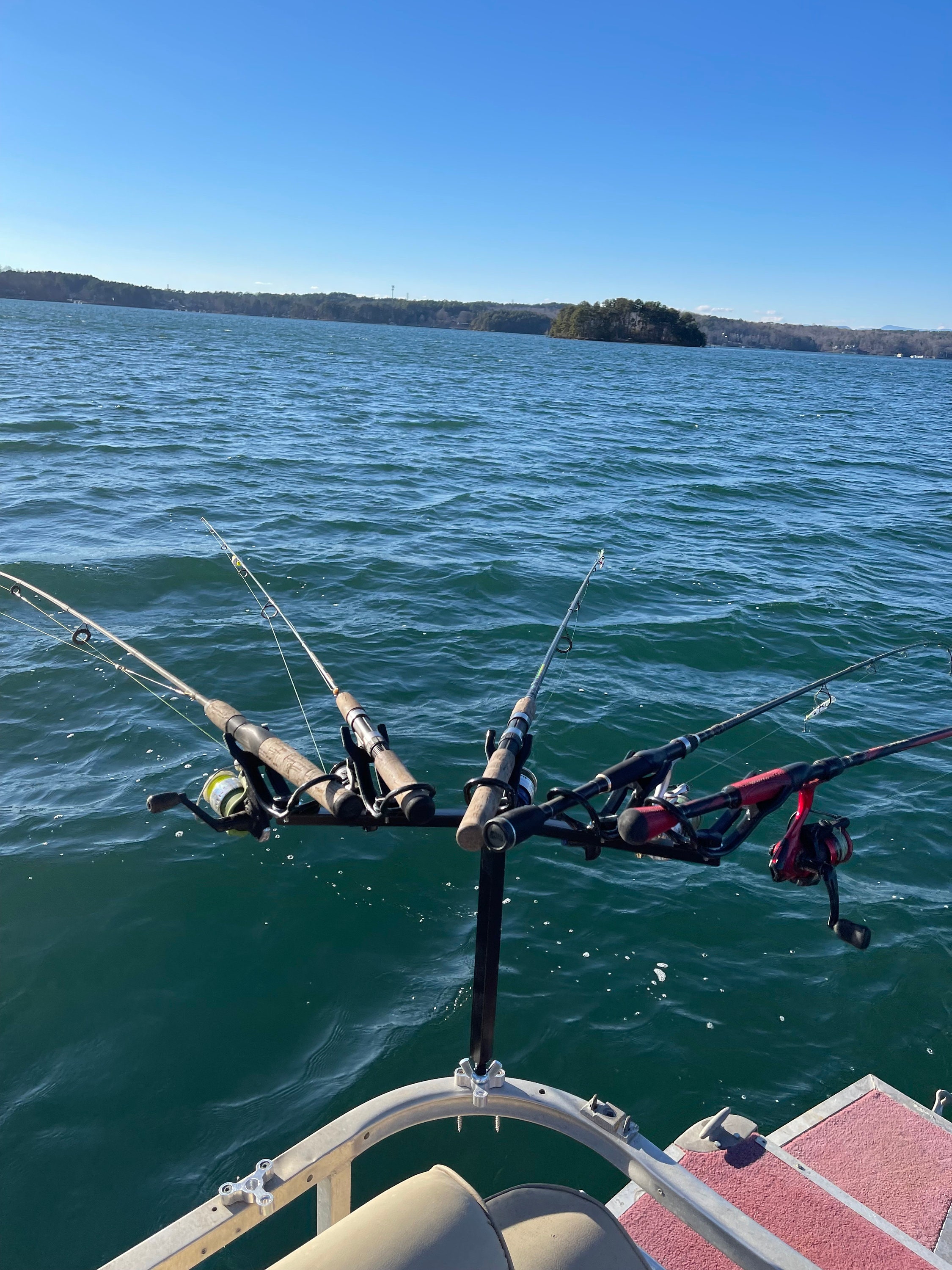 3 pc. lot of fishing rods; Ocean City Downrigger