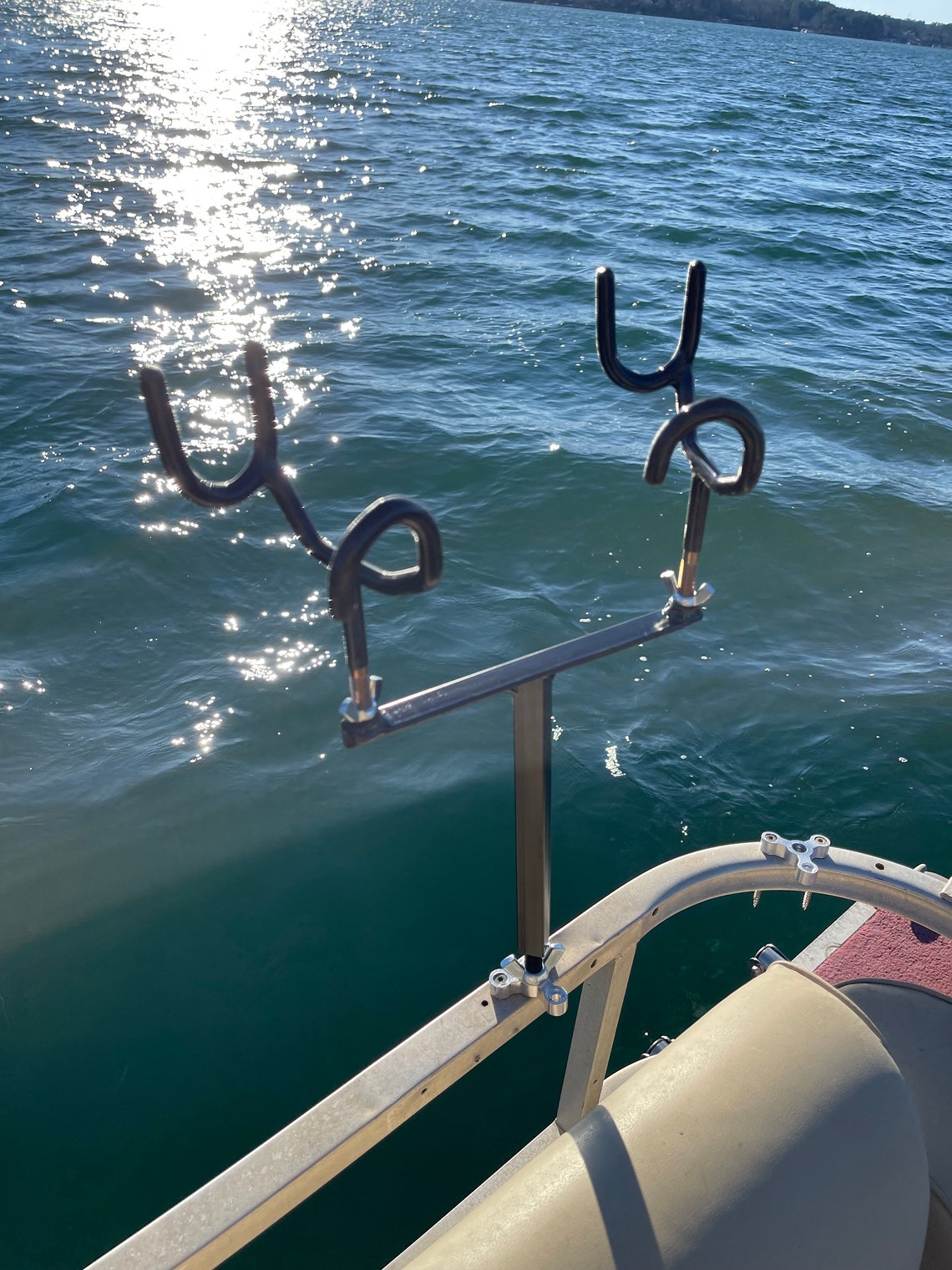 Spider Rig Rod Rack 2 Fishing Rod Holder Crappie Spider Rig Drifting T-bar. - Etsy